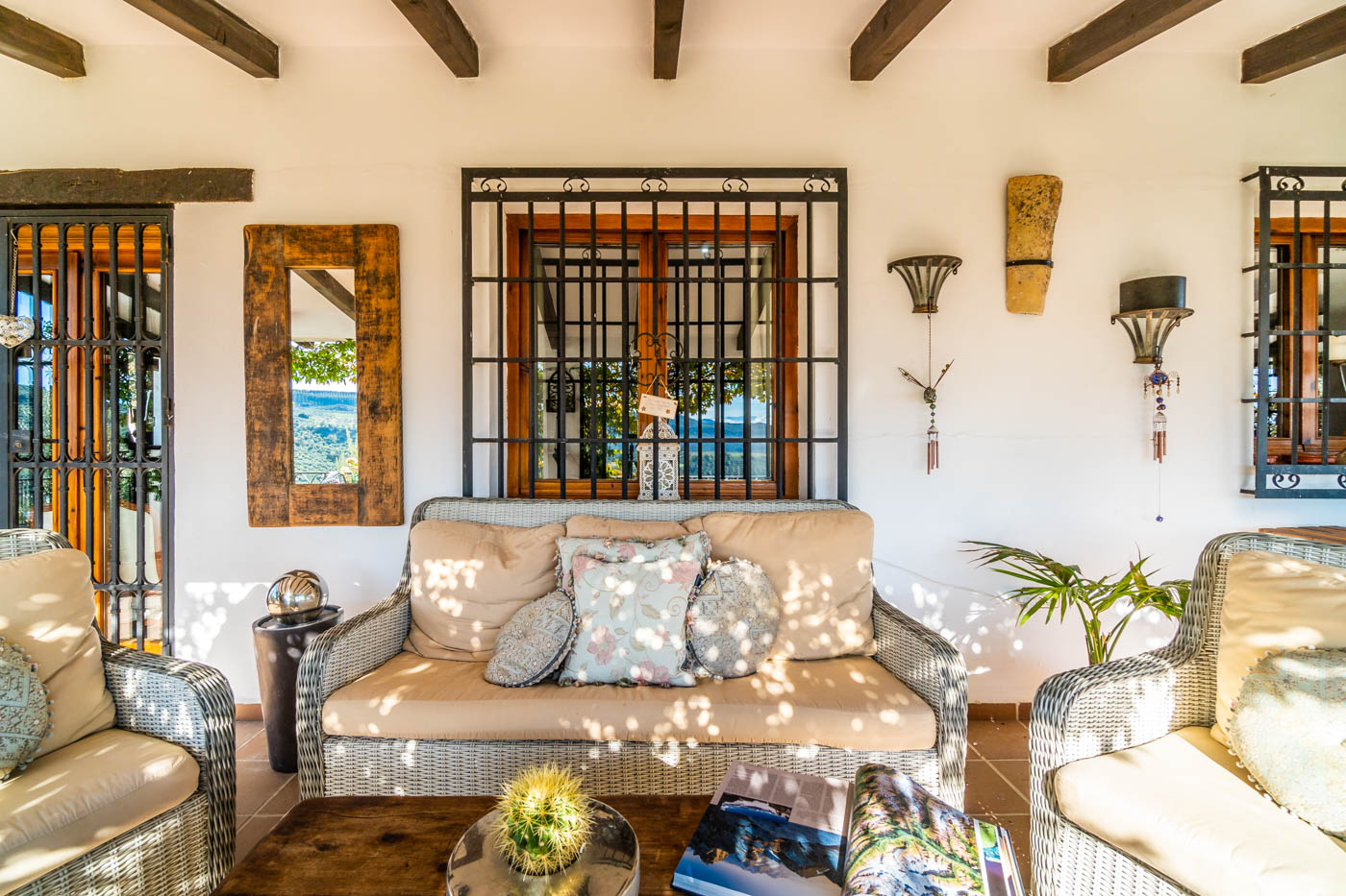 Zona de descanso con capacidad para 4 personas 